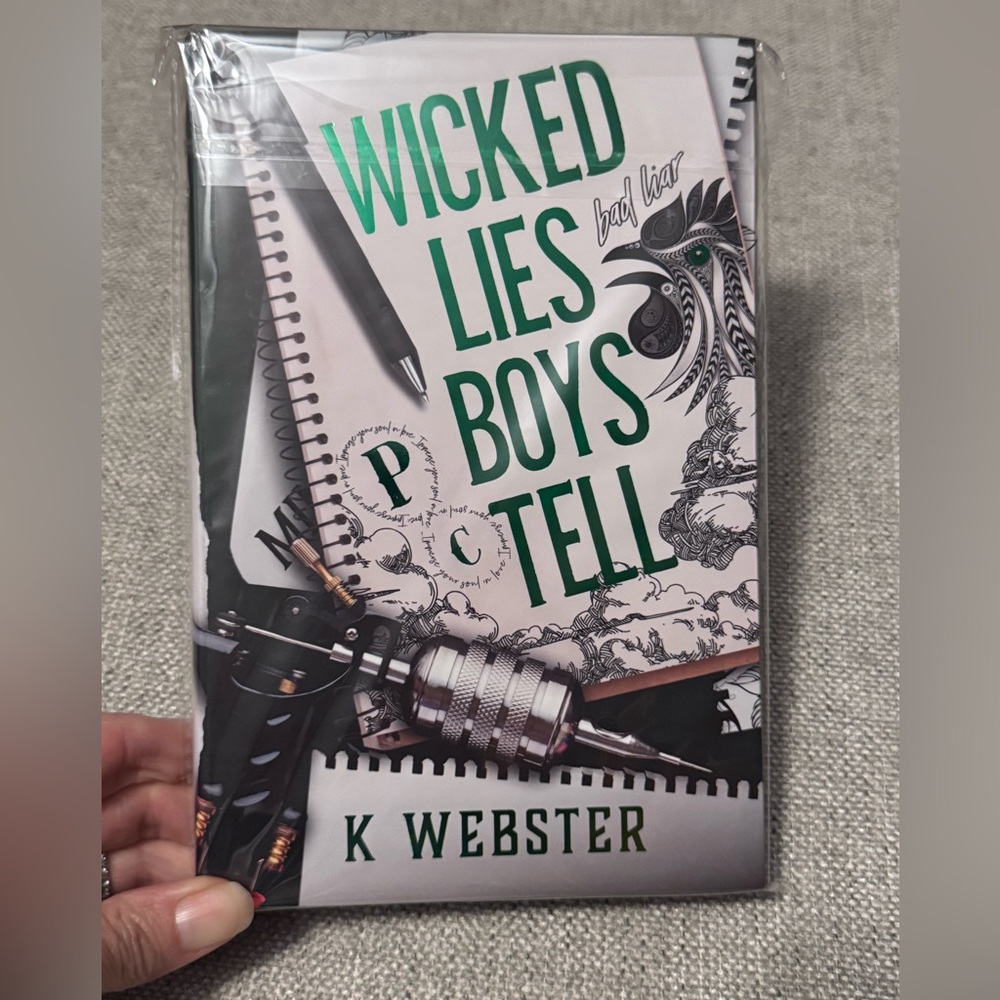 Wicked Lies Boys Tell by K Webster Baddies Book Box Edition Signed NEW